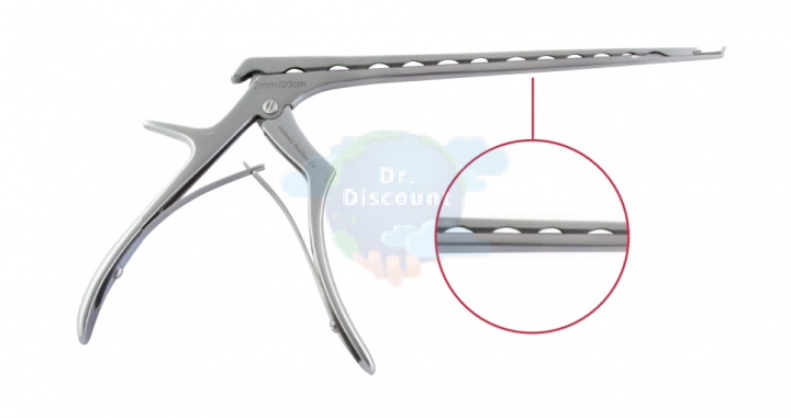 Выкусыватель ламинэктомический Kerrison, вверх 40 град., с выталкивателем, 4 мм, ширина раскрытия 10 мм,  Clean wave, длина 23 см