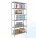 Стеллаж медицинский СТМ MS 220/100Х30 (6 ПОЛОК)