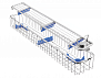 Корзина для очистки эндоскопов, 350 мм